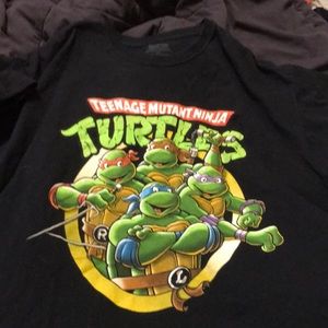 Teenage mutant ninja turtles Mens XL Tshirt Black
